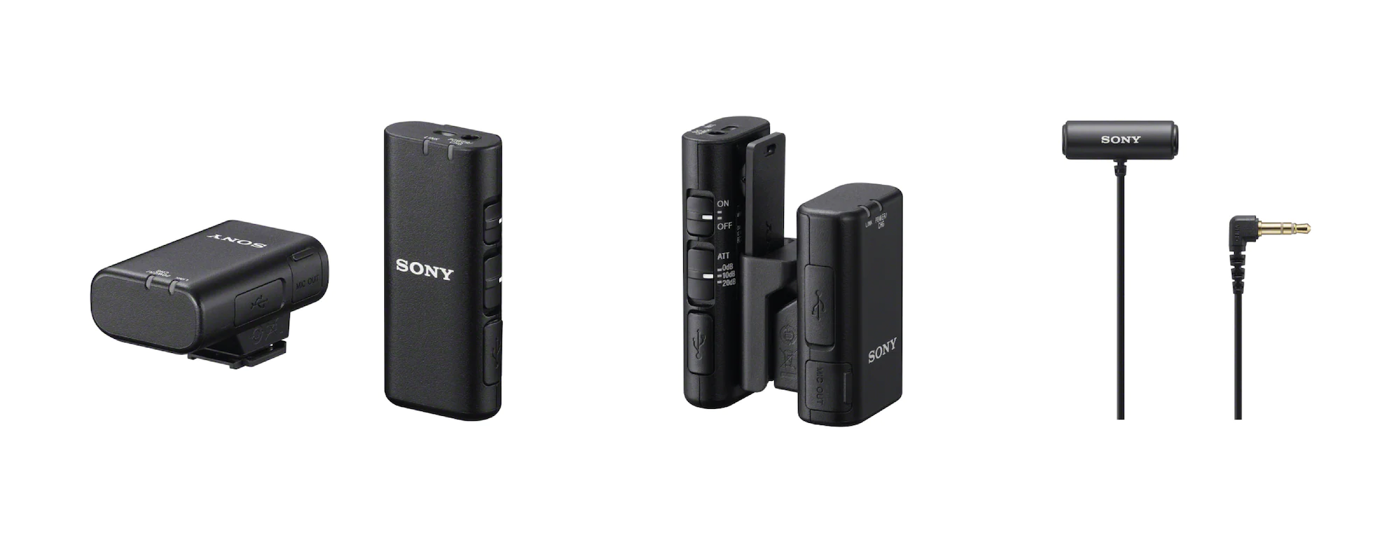 Two new microphones with high-quality and stable audio recordings for video  creators: ECM-W2BT and ECM-LV1