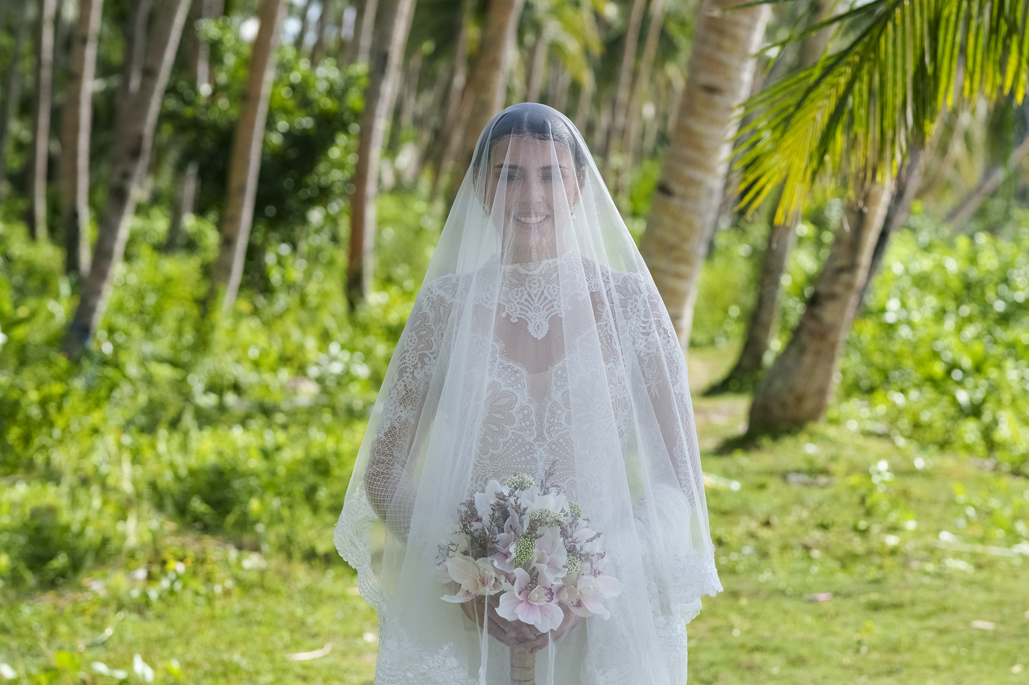 Bride: Veiled in happiness