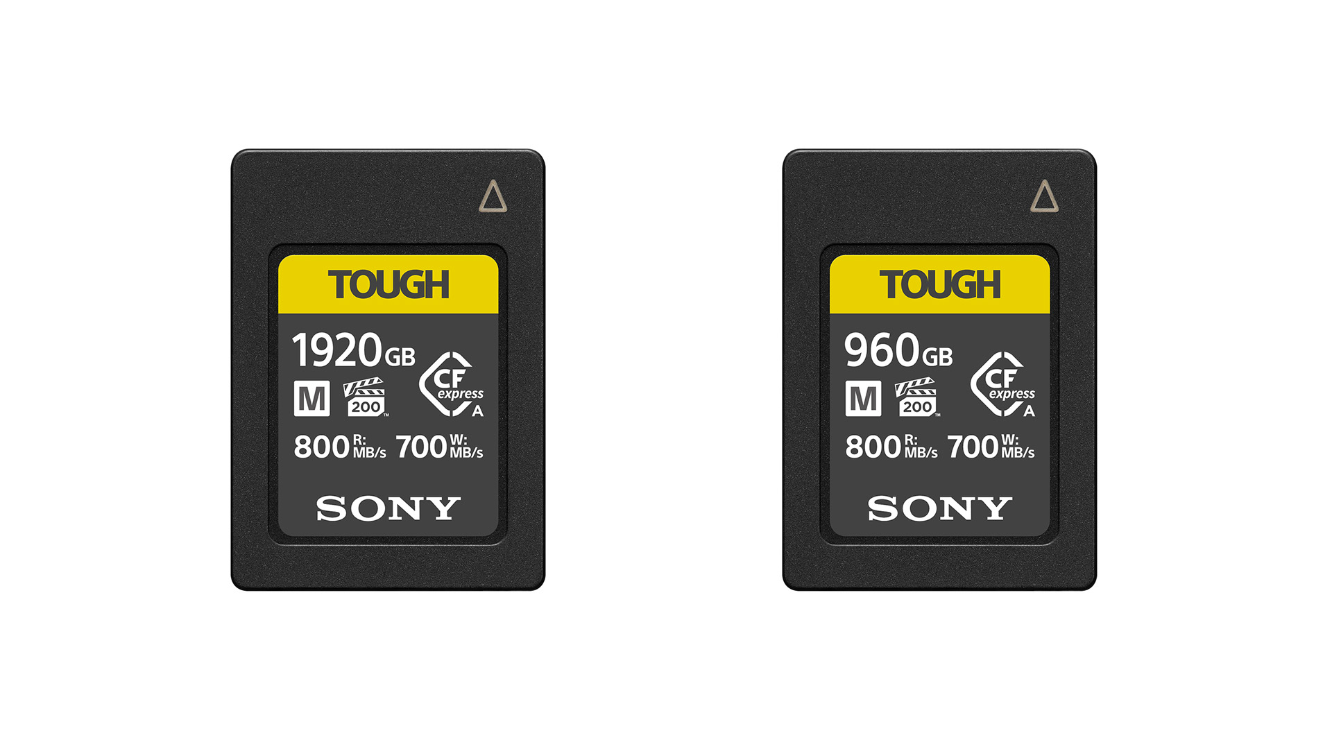 Two Sony CEA-M Type A Memory Cards